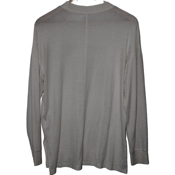 Womens Abercrombie & Fitch Soft AF Cozy Cream Long Sleeve Crew Neck Sweater Sz S - Picture 2 of 6